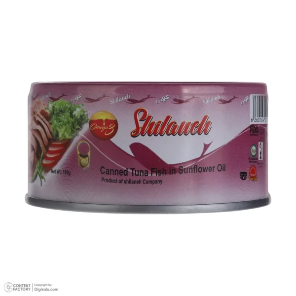 کنسرو ماهی تون در روغن آفتاب گردان شیلانه - 180 گرم - Image 3