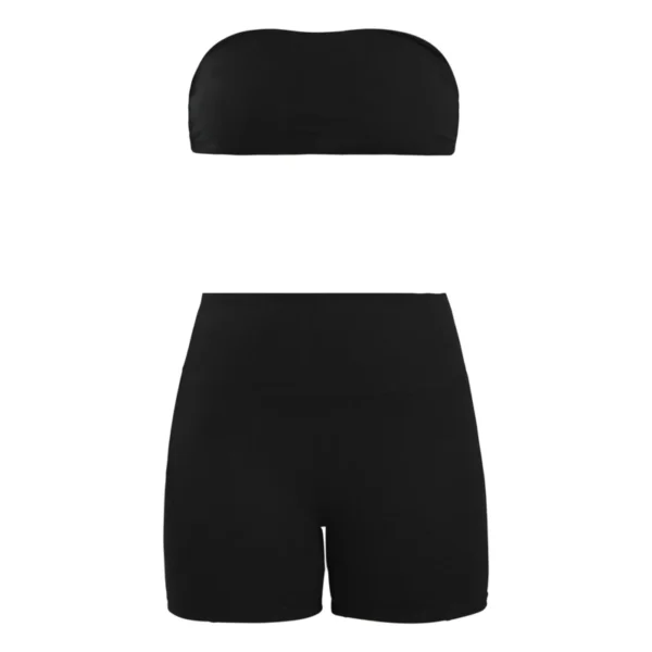 ست تاپ و لگینگ ورزشی زنانه مدل GS-M-235815 رنگ مشکی