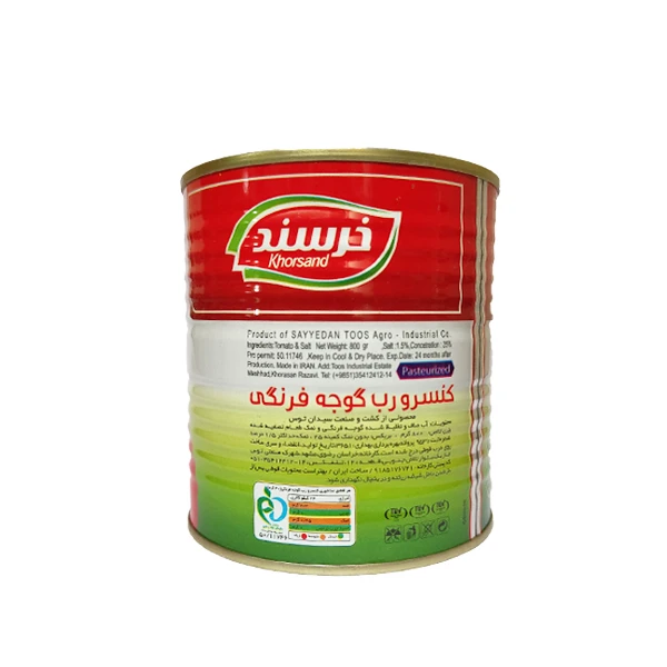 رب گوجه فرنگی خرسند800گرمی