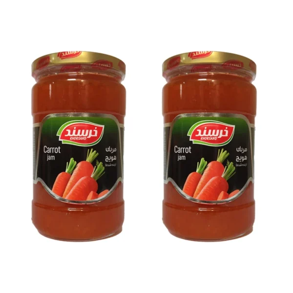 مربا هویج 800گرمی خرسند