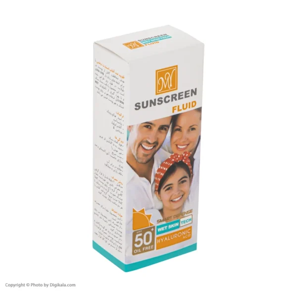 فلوئید ضدآفتاب بی‌رنگ مای SPF50 مدل Hyaluronic Acid مناسب انواع پوست، حجم 50 میلی‌لیتر - Image 3