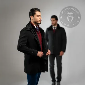 نیمه بارانی یقه خز دار